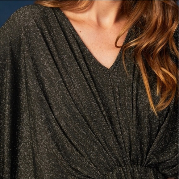 Louizon Paris Nina Metallic Gold Top (Size 1) - Picture 12 of 13